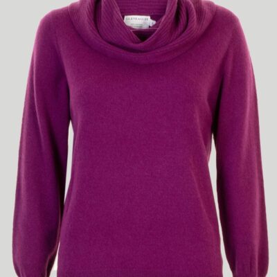 Wholesale Cashmere Cowl Neck Jumper  Cashmere