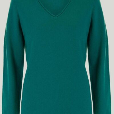 Clearance  Cashmere V Neck Jumper  Cashmere