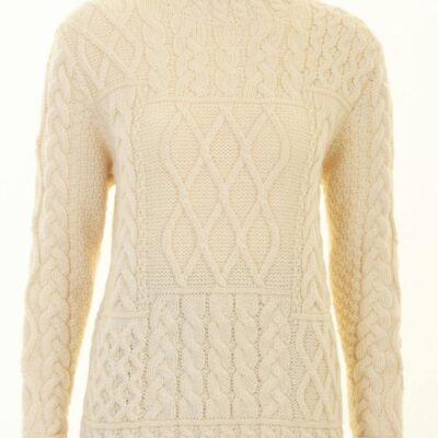 Online Ecru Wool Turtle Neck Jumper  Jumpers