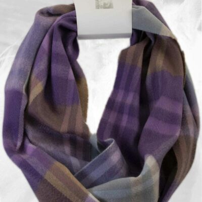 Hot Tartan Cashmere Snood  Tartan