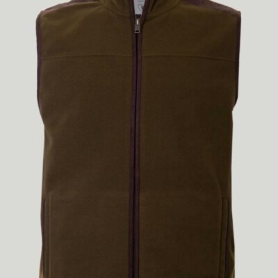 Hot Suede Trim Fleece Gilet  Fleece Jackets & Gilets