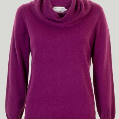 Clearance  Cashmere Cowl Neck Jumper  Cashmere