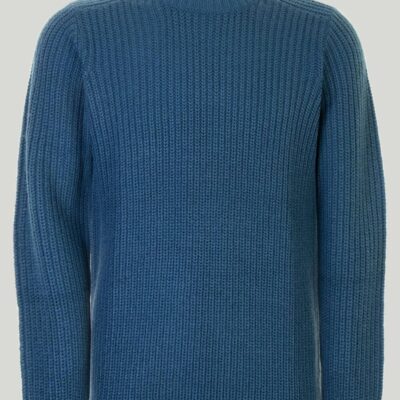 New Crew Neck Fisherman Rib Jumper  Jumpers