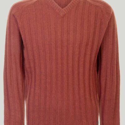 Wholesale V Neck Rib Jumper  Jumpers