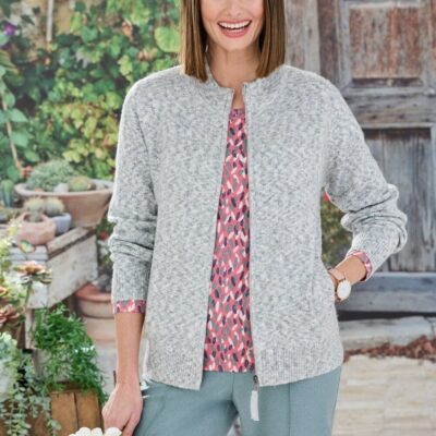 Online Zip Front Cardigan  Cardigans