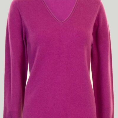 Hot Cashmere V Neck Jumper  All Jumpers