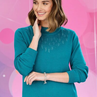 Online Teal Jumper  Jumpers