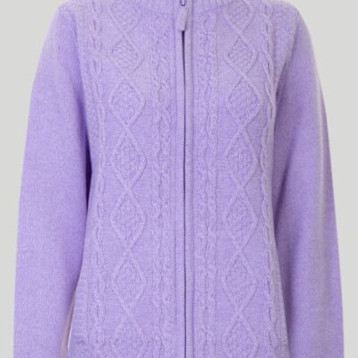 Clearance  Cable Zip Cardigan  Cardigans