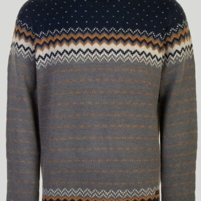 Clearance  V Stitch Fairisle Jumper  Jumpers