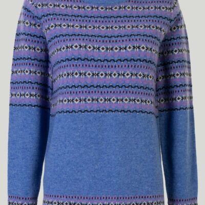 Clearance  Lambswool Fairisle Yoke Jumper  Jumpers