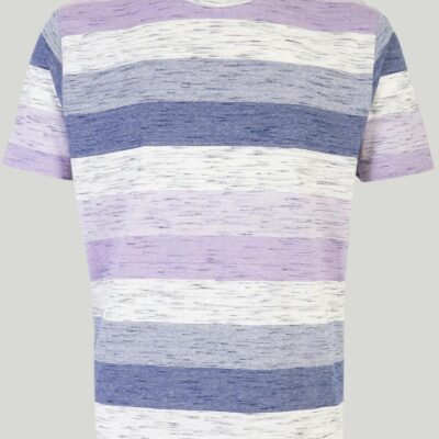 Wholesale Stripe Space Dye T-Shirt  Tops