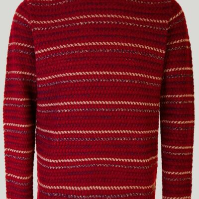 Hot Textu Stripe Jumper  Jumpers