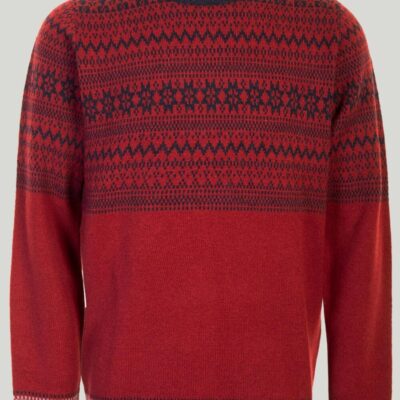 Online Machine Washable Lambswool Fairisle Jumper  Jumpers